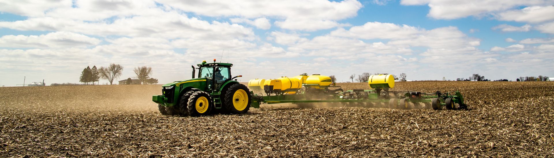 Tractor planting